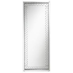 Yves Silver Floor Mirror
