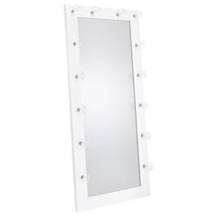 Zayan White Floor Mirror