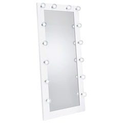 Zayan White Floor Mirror