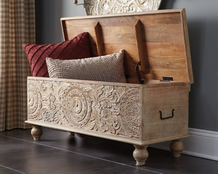 Fossil Ridge Storage Bench - The Bargain Furniture