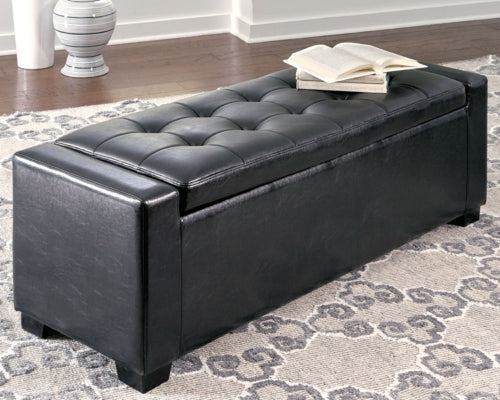 Benches Upholstered Storage Bench - The Bargain Furniture