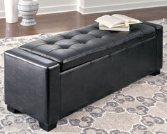 Benches Upholstered Storage Bench - The Bargain Furniture