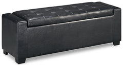 Benches Upholstered Storage Bench - The Bargain Furniture