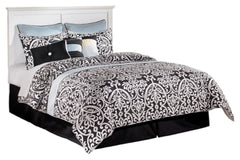 Bostwick Shoals Queen/Full Panel Headboard Bed with Mirrored Dresser - PKG002731