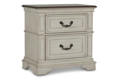 ANASTASIA NIGHTSTAND - ANT. WHITE