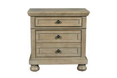 ALLEGRA NIGHTSTAND -PEWTER