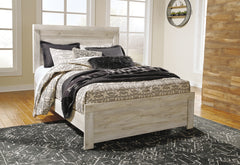 Bellaby Queen Panel Bed with Mirrored Dresser - PKG000729