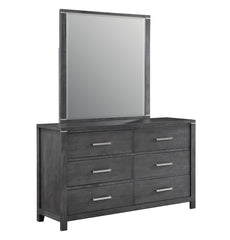 ODESSA MIRROR-CHARCOAL