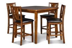 DIXON COUNTER DINING 5 PC SET-DK ESPRESSO