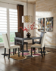 Kimonte Dining Table and 4 Chairs - PKG001919