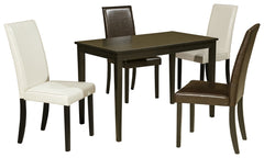 Kimonte Dining Table and 4 Chairs - PKG001919