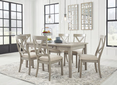 Parellen Dining Table and 6 Chairs - PKG013255