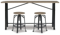 Lesterton Counter Height Dining Table and 2 Barstools - PKG012086