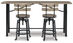Lesterton Counter Height Dining Table and 2 Barstools - PKG012087