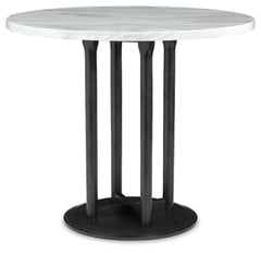 Centiar Counter Height Dining Table and 4 Barstools - PKG014011
