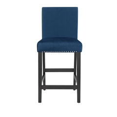 CELESTE COUNTER HEIGHT CHAIR-BLUE (2 PER CARTON)