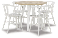 Grannen Dining Table and 4 Chairs - PKG010479
