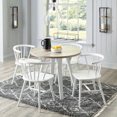 Grannen Dining Table and 4 Chairs - PKG010479