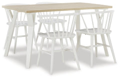 Grannen Dining Table and 4 Chairs - PKG010480