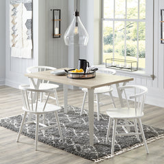 Grannen Dining Table and 4 Chairs - PKG010480