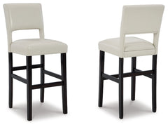 Leektree Bar Height Bar Stool (Set of 2)