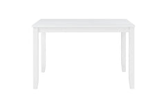 TRELLIS 5 PC DINING SET, TABLE & 4 CHAIRS - WHITE