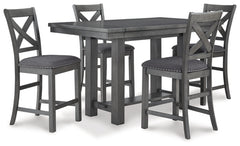 Myshanna Dining Table and 4 Chairs - PKG011220