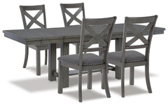 Myshanna Dining Table and 4 Chairs - PKG013982