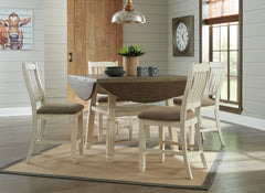 Bolanburg Counter Height Dining Table and 4 Barstools - PKG000402