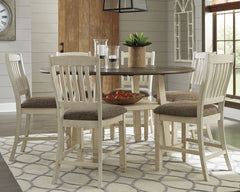 Bolanburg Counter Height Dining Table and 6 Barstools - PKG000173