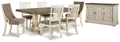 Bolanburg Dining Table and 6 Chairs with Storage - PKG013293