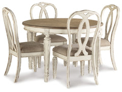 Realyn Dining Table and 4 Chairs - PKG002223