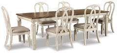 Realyn Dining Table and 6 Chairs - PKG002229