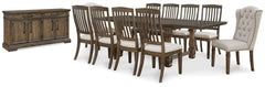 Markenburg Dining Table and 10 Chairs with Storage - PKG014205