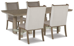 Chrestner Dining Table and 4 Chairs - PKG014003