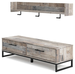 Neilsville Bench with Coat Rack