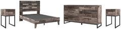 Neilsville Full Platform Bed with Dresser and Chest - PKG009110