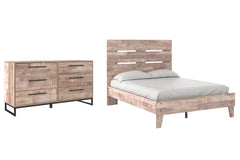 Neilsville Full Platform Bed with Dresser - PKG009212