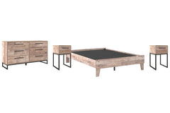 Neilsville Full Platform Bed with Dresser and 2 Nightstands - PKG009205