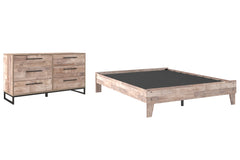 Neilsville Queen Platform Bed with Dresser - PKG009180