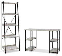 Lazabon Home Office Desk and Storage - PKG010498