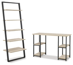 Waylowe Home Office Desk and Storage - PKG010500