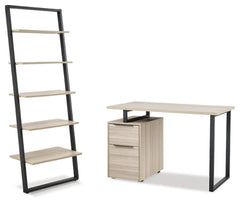 Waylowe Home Office Desk and Storage - PKG010501