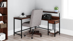 Camiburg Home Office L-Desk with Storage - The Bargain Furniture