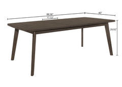 EMBER DINING TABLE (1X18 LEAF)