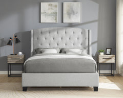 EVA KING HEADBOARD/FOOTBOARD -DOVE, EVA KING/ RAIL -DOVE