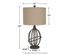 Manasa 2-Piece Table Lamp Set