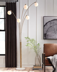 Taliya Arc Lamp - The Bargain Furniture