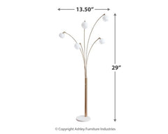 Taliya Arc Lamp - The Bargain Furniture