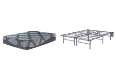 12 Inch Ashley Hybrid Queen Foundation with Mattress